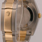 Rolex DateJust 41 WHITE Two-Tone 18K Yellow Gold Steel OYSTER 41mm 126333 Watch