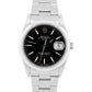 MINT Rolex Oyster Perpetual Date 34mm Black Dial Stainless Steel Watch 15200