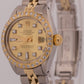 1979 Ladies Rolex DateJust 26mm CHAMPAGNE DIAMOND 18K Gold Steel JUBILEE 6917