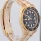 MINT PAPERS Rolex Submariner Date Ceramic 18K Yellow Gold Black 40mm 116618 BOX