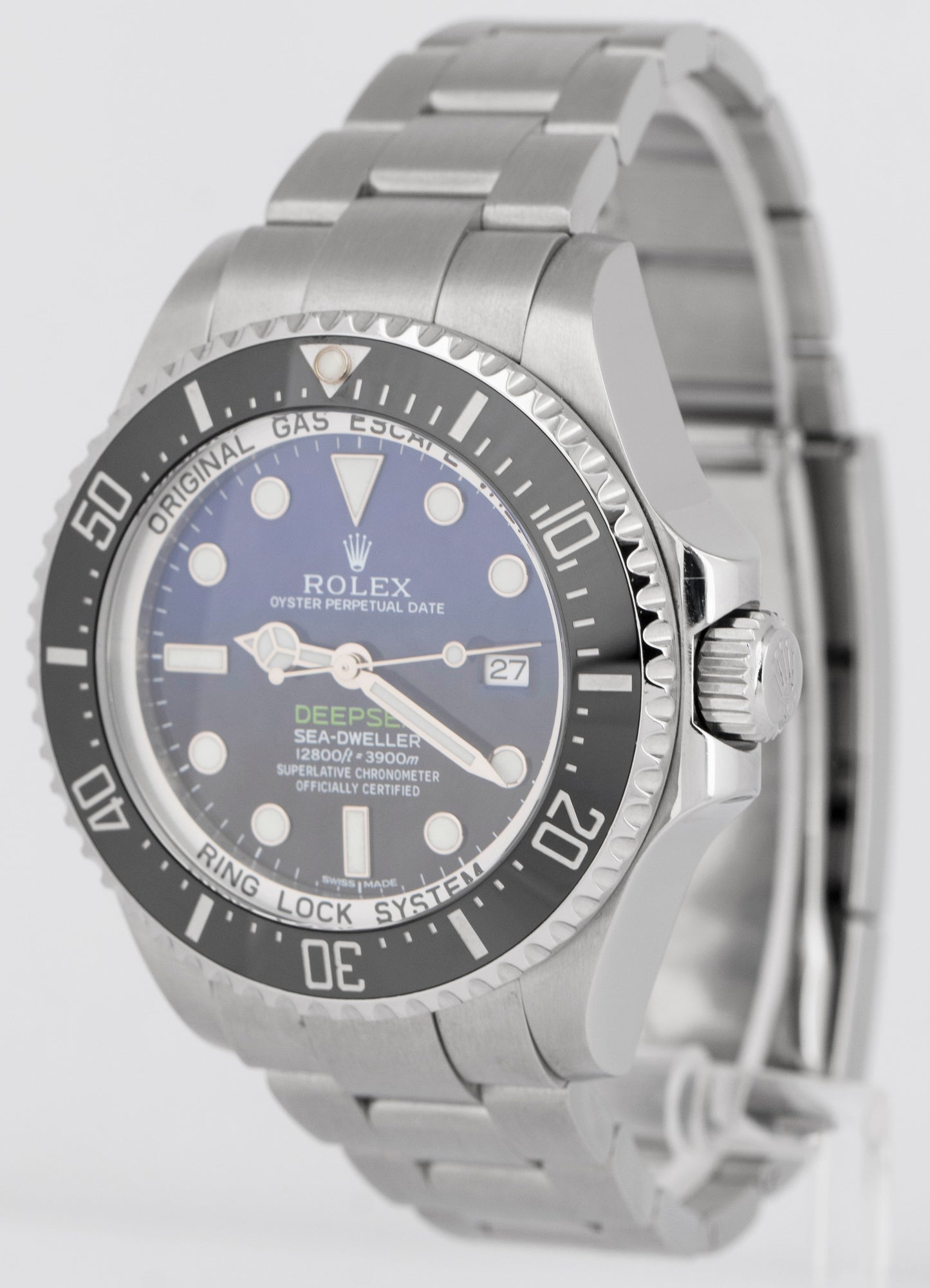 MINT Rolex Sea-Dweller Deepsea JAMES CAMERON Blue Stainless 116660 44mm BOX