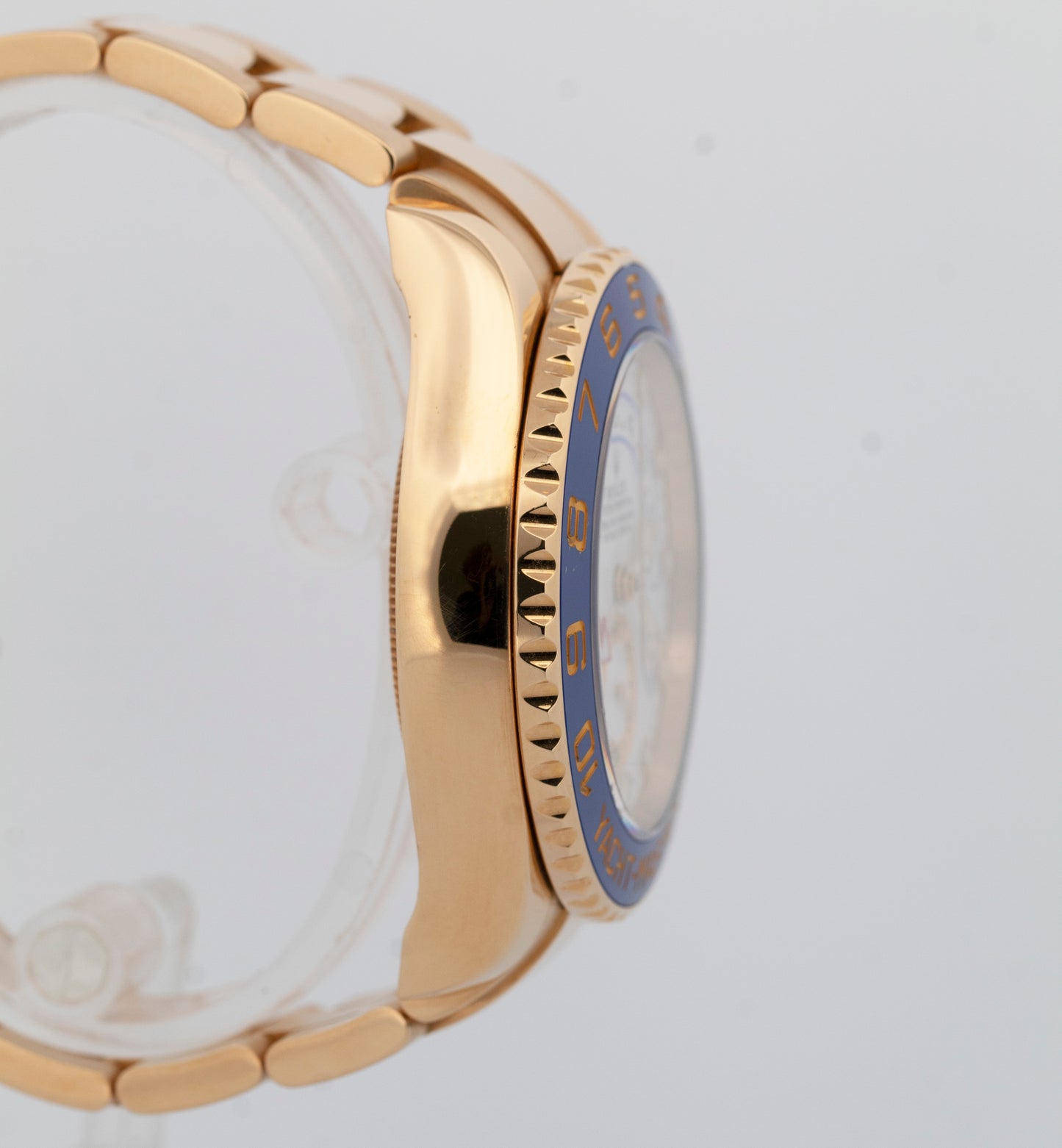 Rolex Yacht-Master II 18K Yellow Gold White NEW HANDS Regatta 44mm 116688 BOX