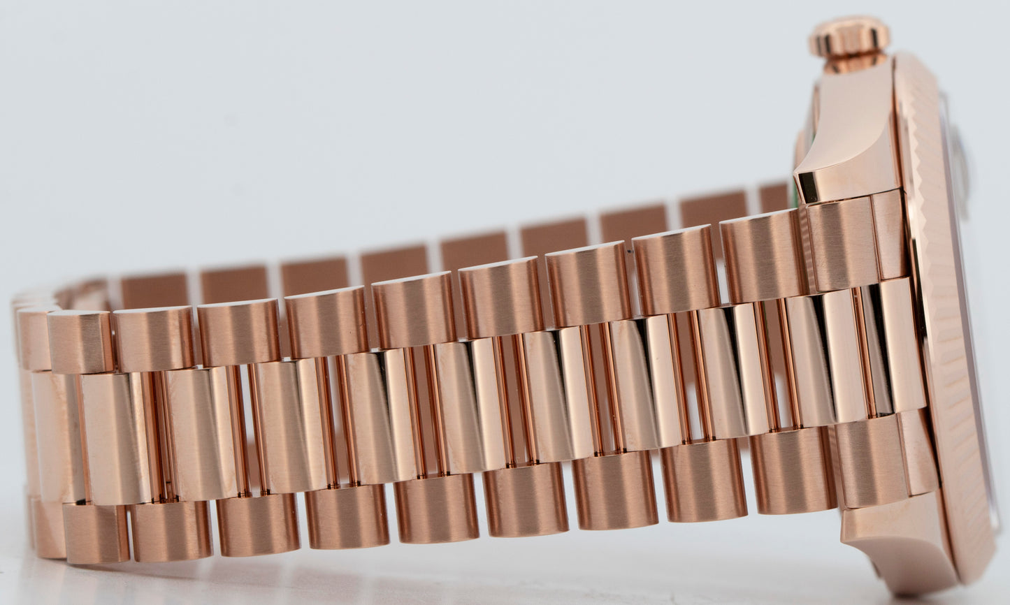 New 2026 Rolex Day-Date 40 228235 Chocolate Rose Gold 40mm Box Papers