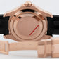 Rolex Yacht-Master 40mm 18K Everose Gold Black Oysterflex Date Watch 126655