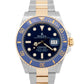Rolex Submariner Date BLUE 41mm Ceramic Two-Tone 18K Gold Steel 126613 LB