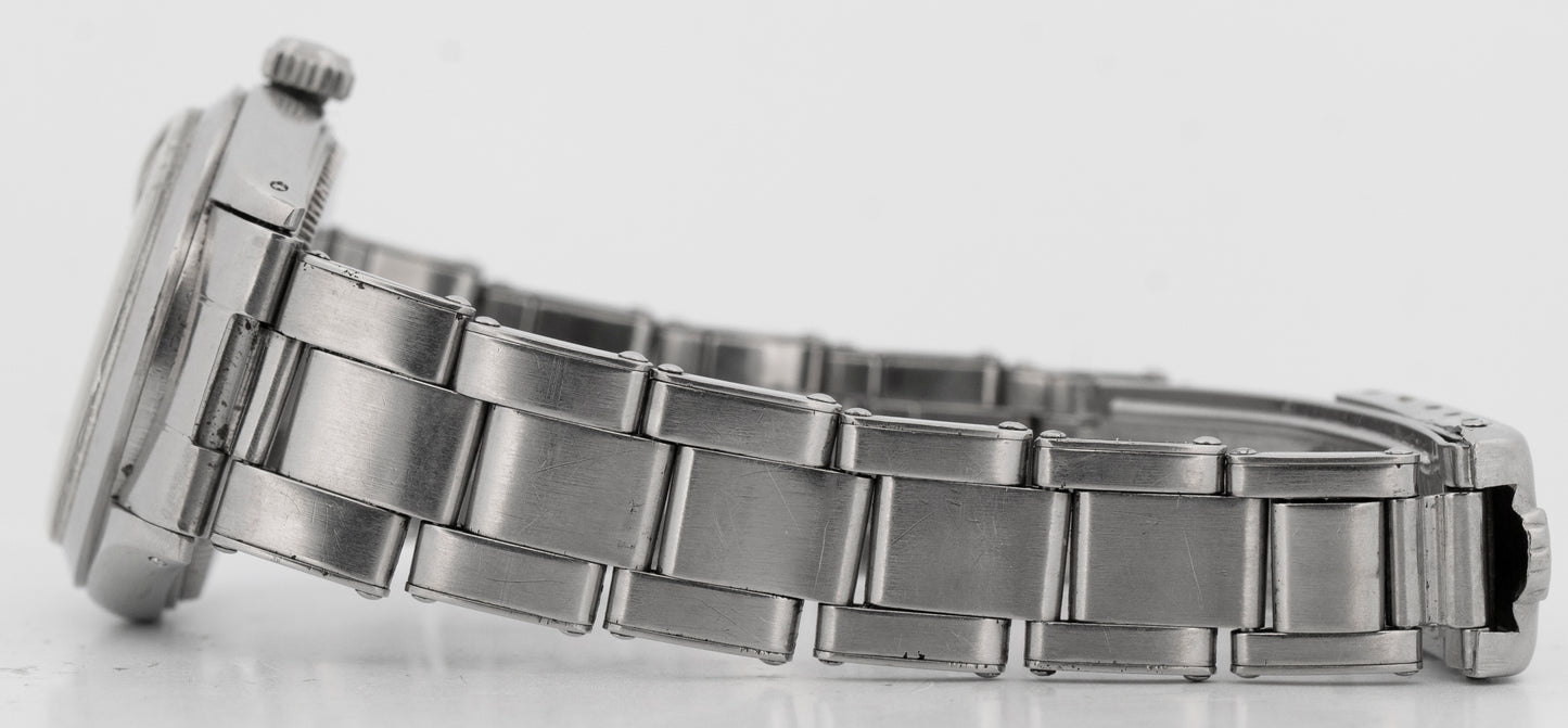 Rolex Oyster Date Precision SILVER Stainless Steel 30mm 6466 Watch