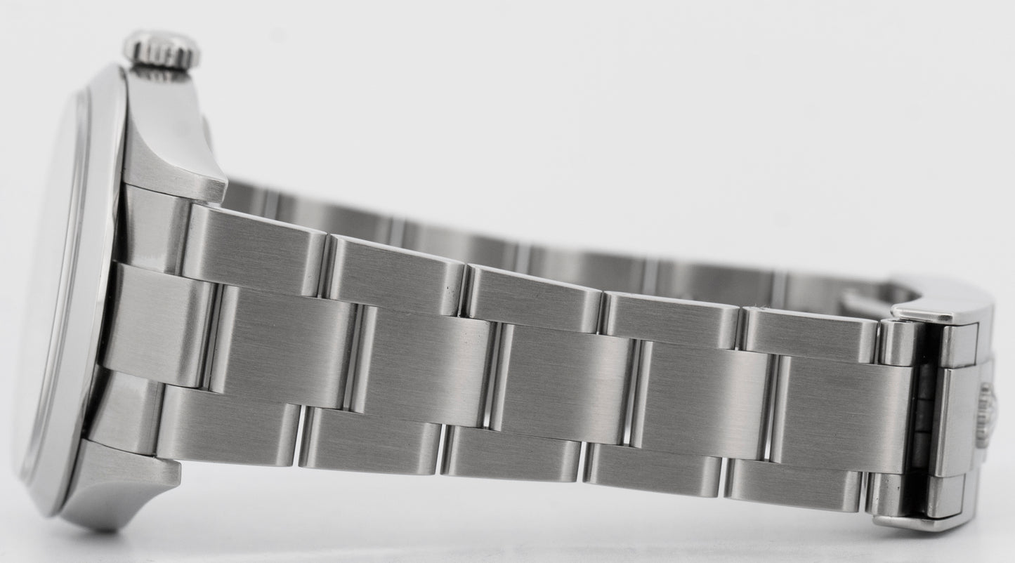 PAPERS Rolex Explorer I BLACK 36mm Stainless Steel 3-6-9 Oyster Watch 124270 BOX