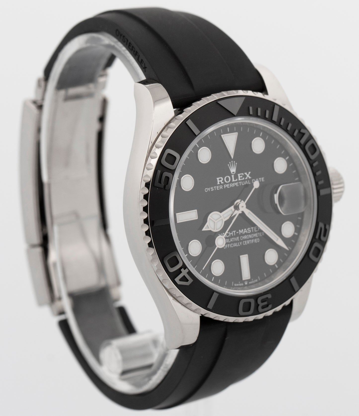 2024 Rolex Yacht-Master 226659 Black 18K White Gold 42mm Watch Box Papers