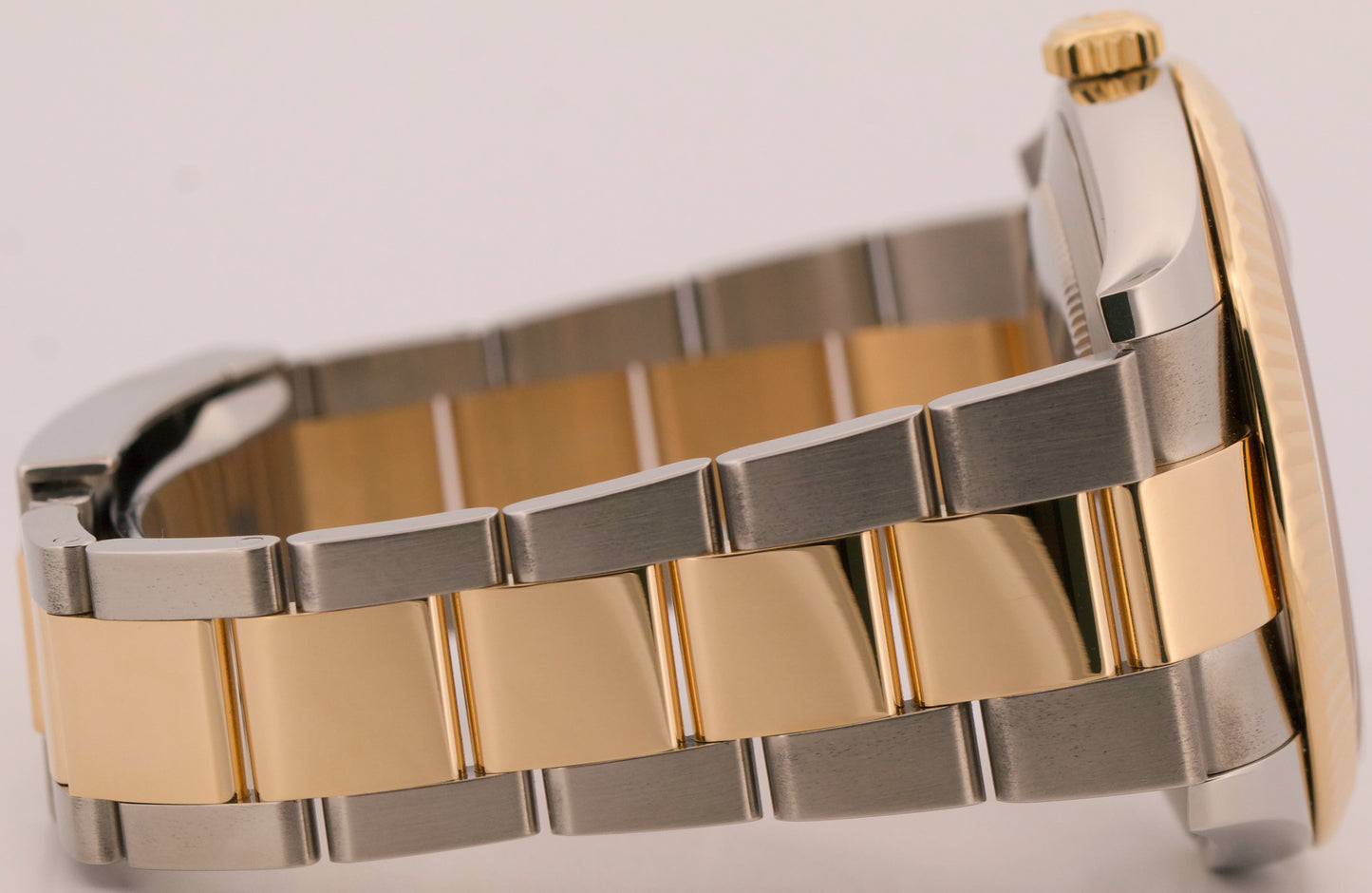 Rolex DateJust 41 WHITE Two-Tone 18K Yellow Gold Steel OYSTER 41mm 126333 Watch