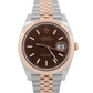 NEW 2025 PAPERS Rolex DateJust 41 Two-Tone Rose Gold Steel 41mm 126331 Watch BOX