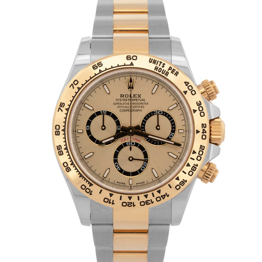 2024 Rolex Daytona Chronograph 126503 Champagne Two-Tone 40mm Watch Box Papers