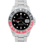 1986 Rolex GMT-Master II 16760 Coke Red Black Steel 40mm Watch Box Papers