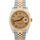 PAPERS Rolex DateJust 36mm CHAMPAGNE Two-Tone 18K Yellow Gold JUBILEE 116233 BOX
