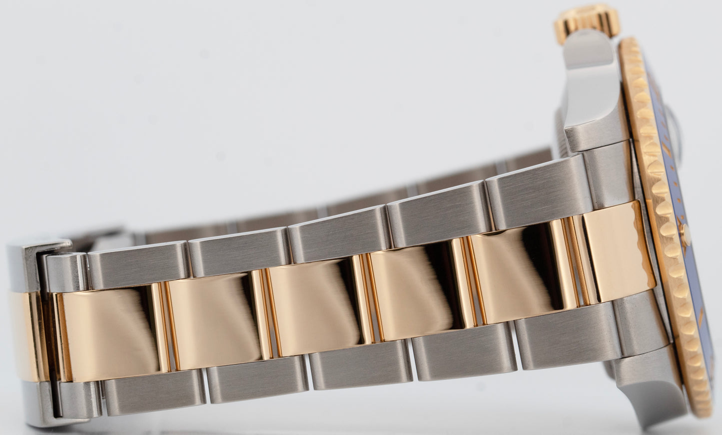 PAPERS Rolex Submariner Date BLUE 41mm Ceramic Two-Tone Gold Watch 126613 LB BOX