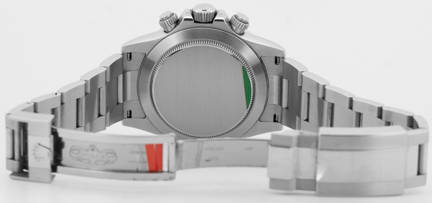 UNPOLISHED PAPERS Chromalight Rolex Daytona Cosmograph Black 40mm 116520 BOX
