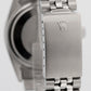 Rolex DateJust 16030 Black Stainless Steel Black Engine-Turned 36mm Watch