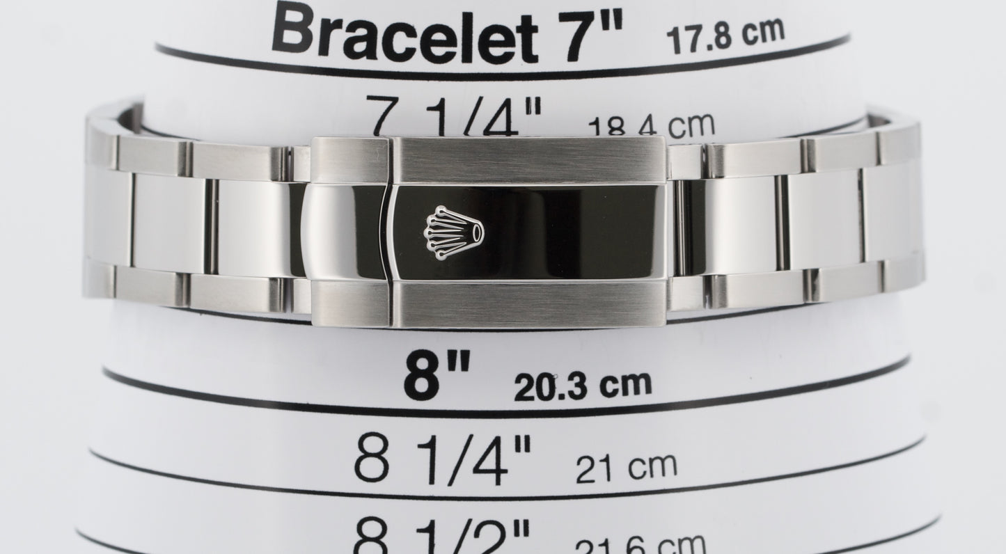 PAPERS Rolex DateJust 41mm BLUE Stainless Steel Smooth OYSTER 126300 Watch BOX