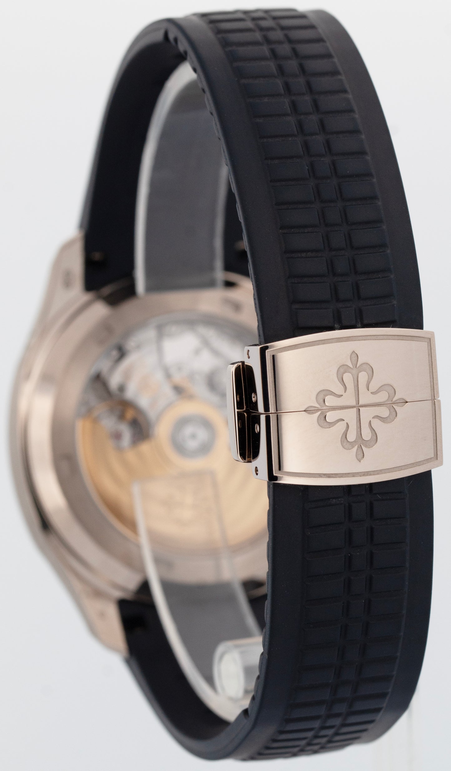 PAPERS Patek Philippe Aquanaut BLUE Rubber 18K White Gold 42.2mm 5968G-001 BOX