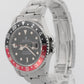 1986 Rolex GMT-Master II 16760 Coke Red Black Steel 40mm Watch Box Papers