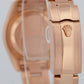 PAPERS Ladies Rolex DateJust President 26mm 18K Rose Gold Watch 179165 BOX