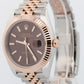 NEW 2025 PAPERS Rolex DateJust 41 Two-Tone Rose Gold Steel 41mm 126331 Watch BOX
