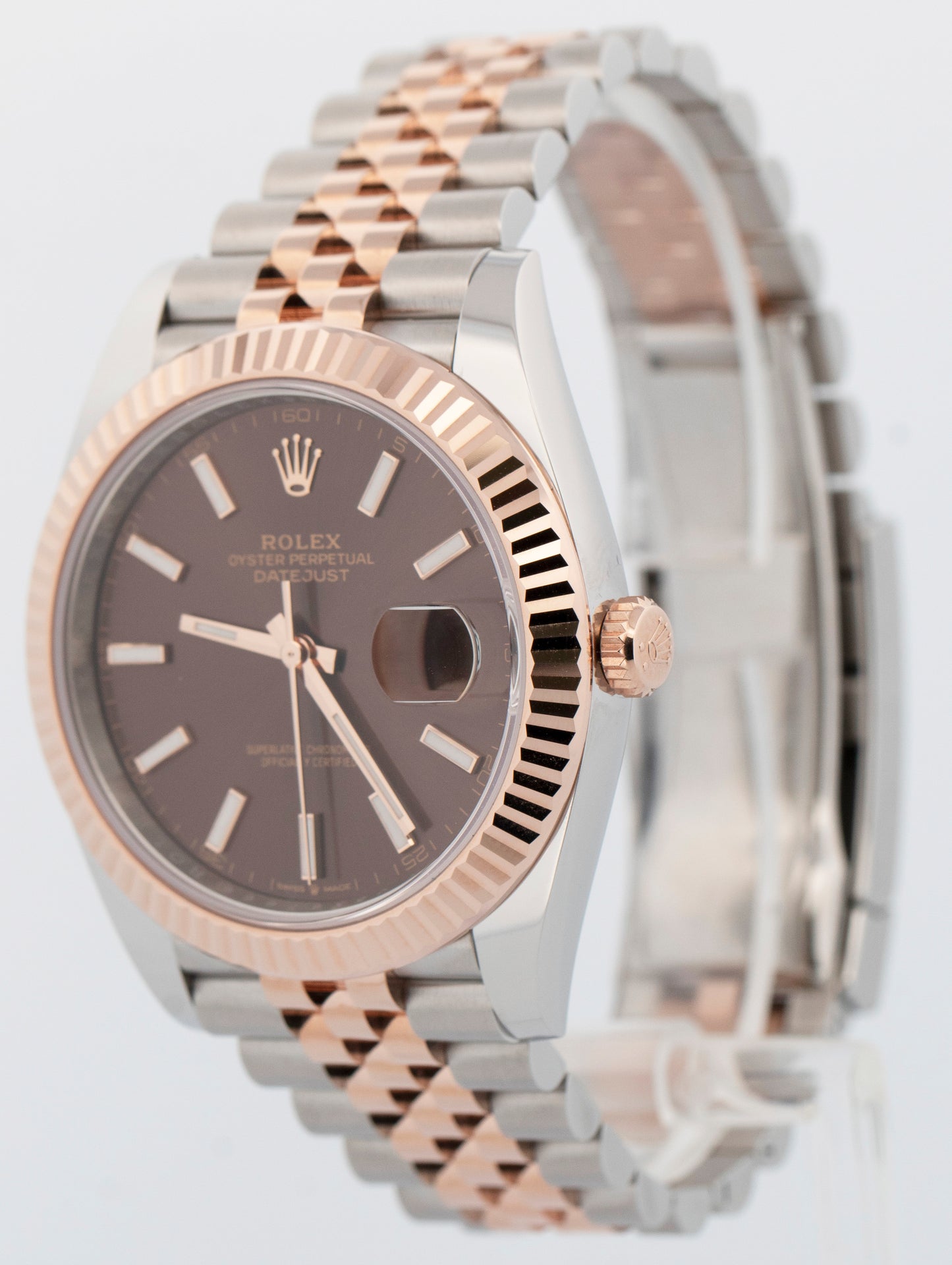 NEW 2025 PAPERS Rolex DateJust 41 Two-Tone Rose Gold Steel 41mm 126331 Watch BOX