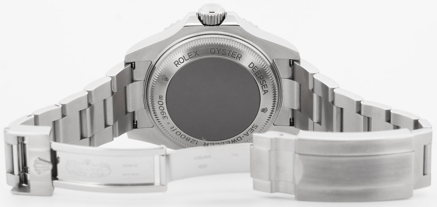 PAPERS Rolex Sea-Dweller Deepsea 126660 JAMES CAMERON Blue Steel Watch 44mm BOX