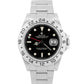 PAPERS UNPOLISHED Rolex Explorer II 40mm BLACK Steel GMT Watch 16570 BOX
