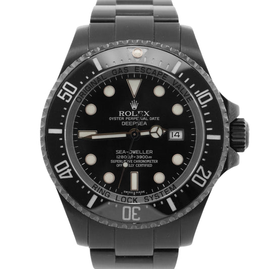 Rolex Sea-Dweller Deepsea BLACK PVD Stainless Steel 44mm 116660 Watch