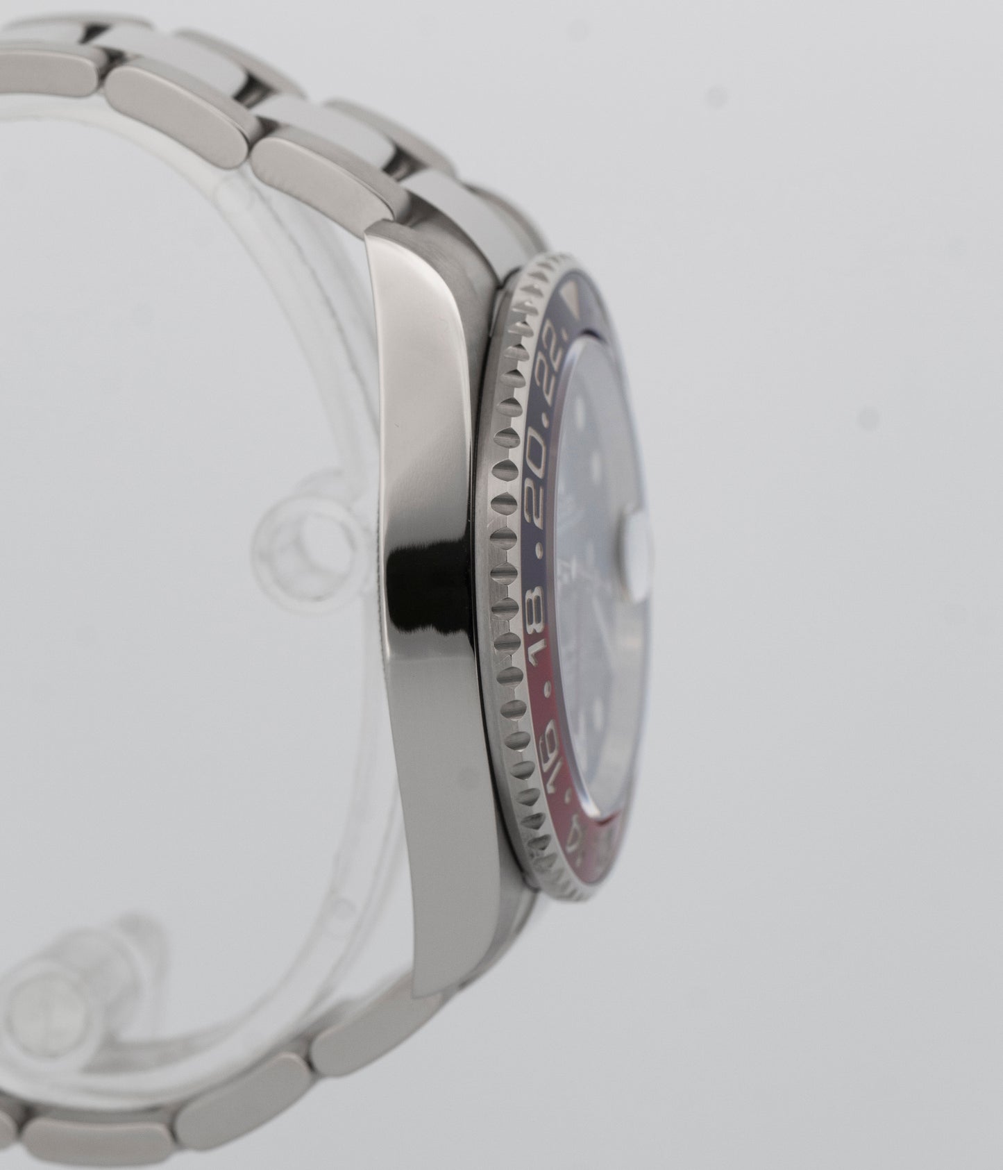 PAPERS Rolex GMT-Master II PEPSI Red Blue 18K White Gold Watch 126719 BLRO BOX