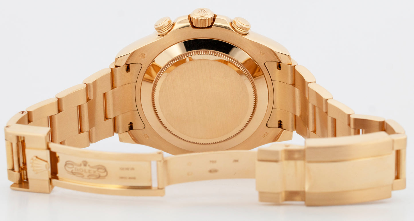 Rolex Yacht-Master II 18K Yellow Gold White NEW HANDS Regatta 44mm 116688 BOX