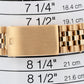 Vintage Rolex Day-Date SILVER Doorstop 18K Yellow Gold Jubilee 36mm 6611 Watch