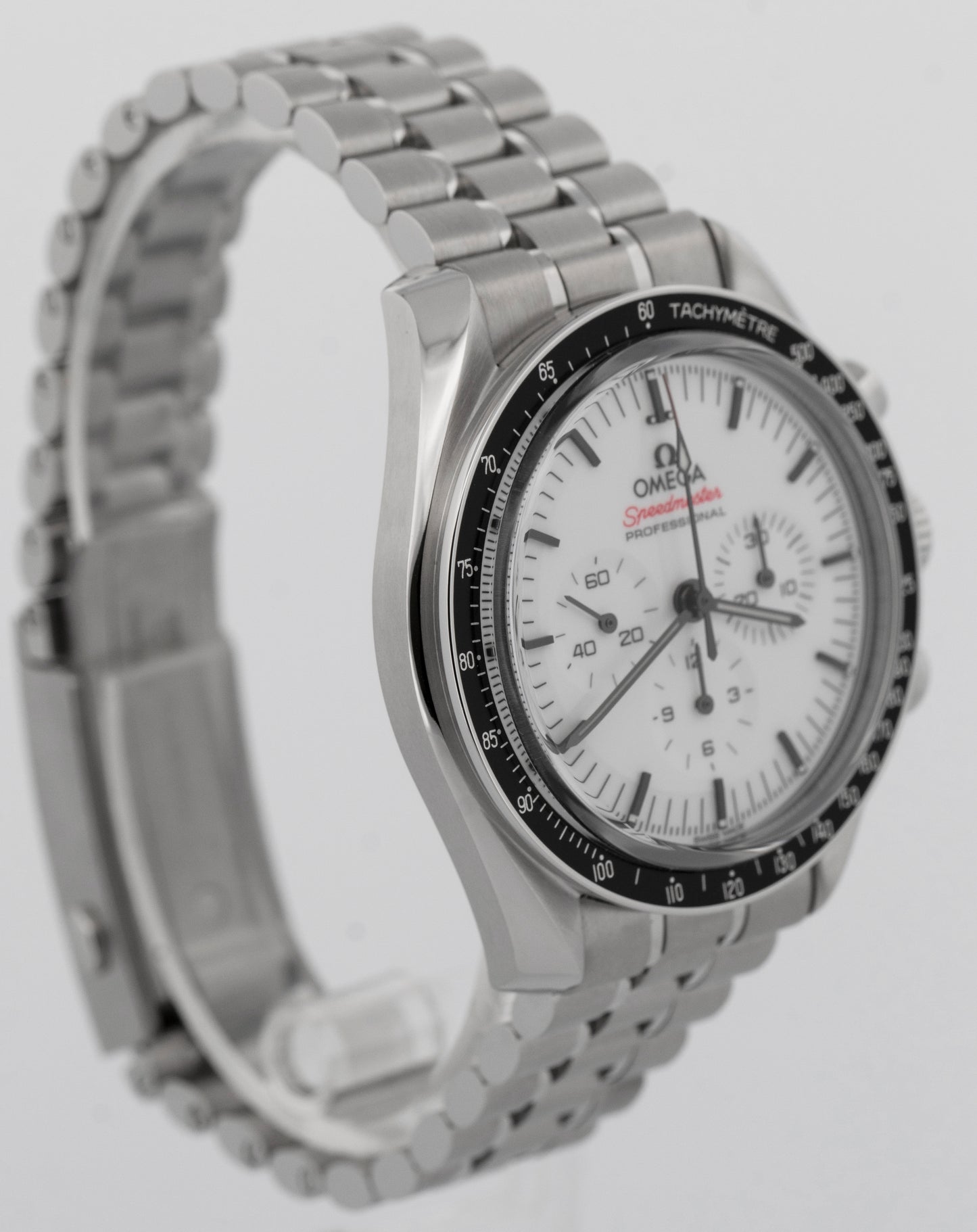2026 PAPERS Omega Speedmaster WHITE Stainless Steel 42mm 310.30.42.50.04.001 BOX