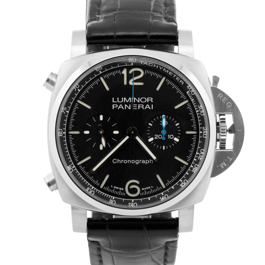PAPERS Panerai PAM 1109 Luminor Black Chronograph Automatic 44mm PAM01109 BOX