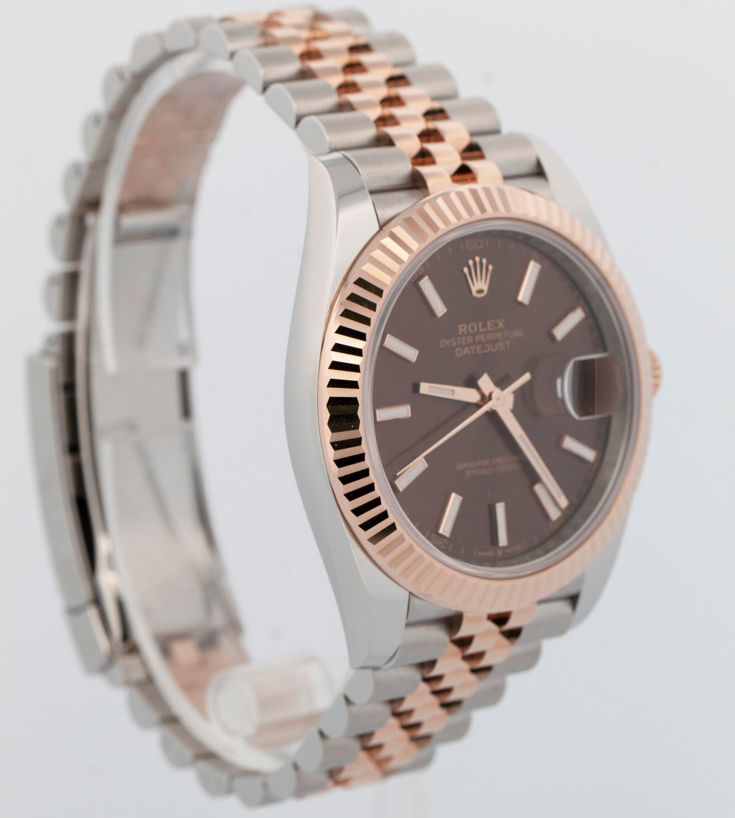 NEW 2025 PAPERS Rolex DateJust 41 Two-Tone Rose Gold Steel 41mm 126331 Watch BOX