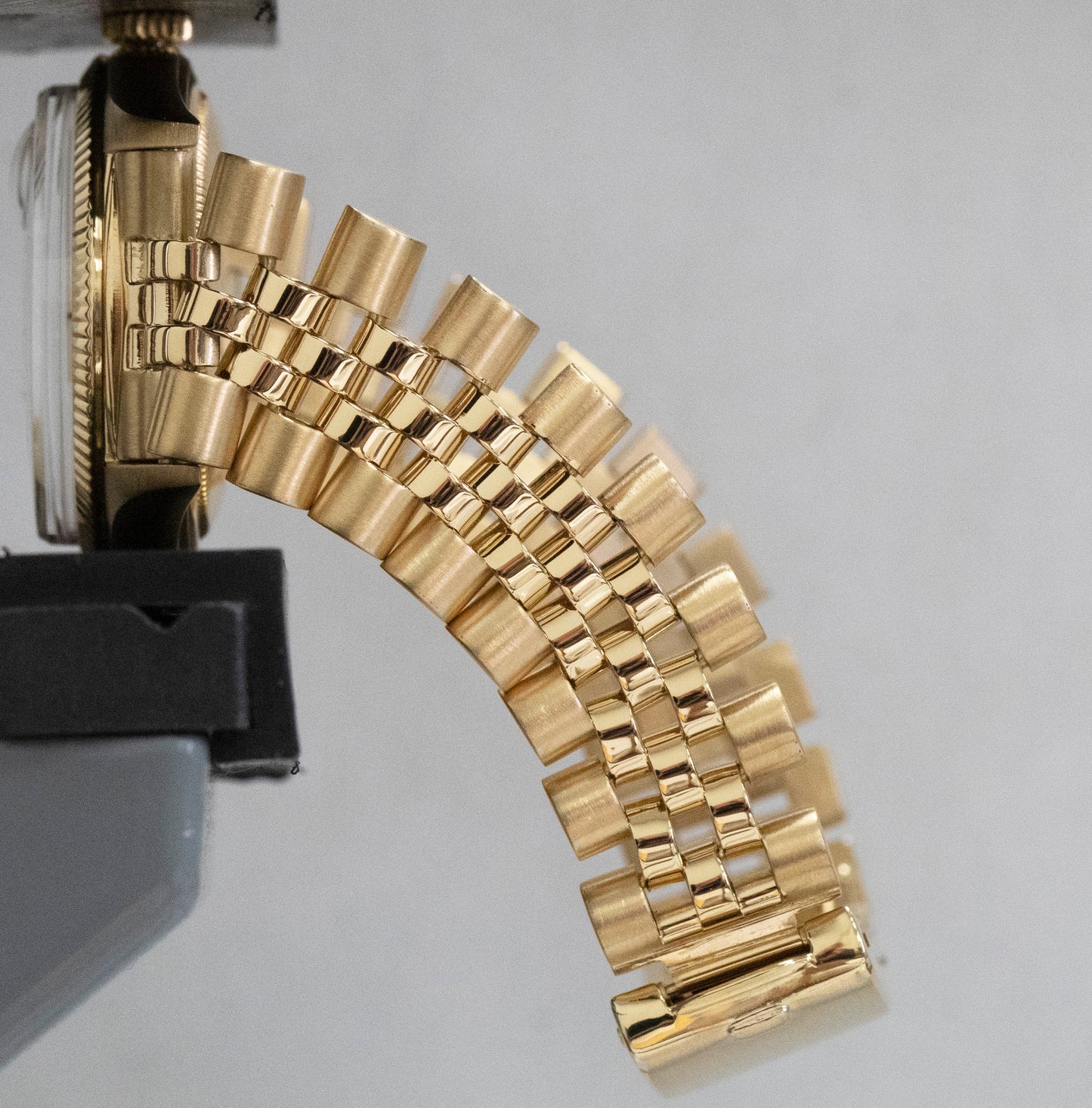 Vintage Rolex Day-Date SILVER Doorstop 18K Yellow Gold Jubilee 36mm 6611 Watch