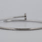 Cartier Juste Un Clou Nail Bracelet Size 20 18K White Gold AU 750 BOX