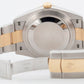 PAPERS Rolex Datejust SILVER Two-Tone 18K Yellow Gold Steel 41mm 126303 BOX