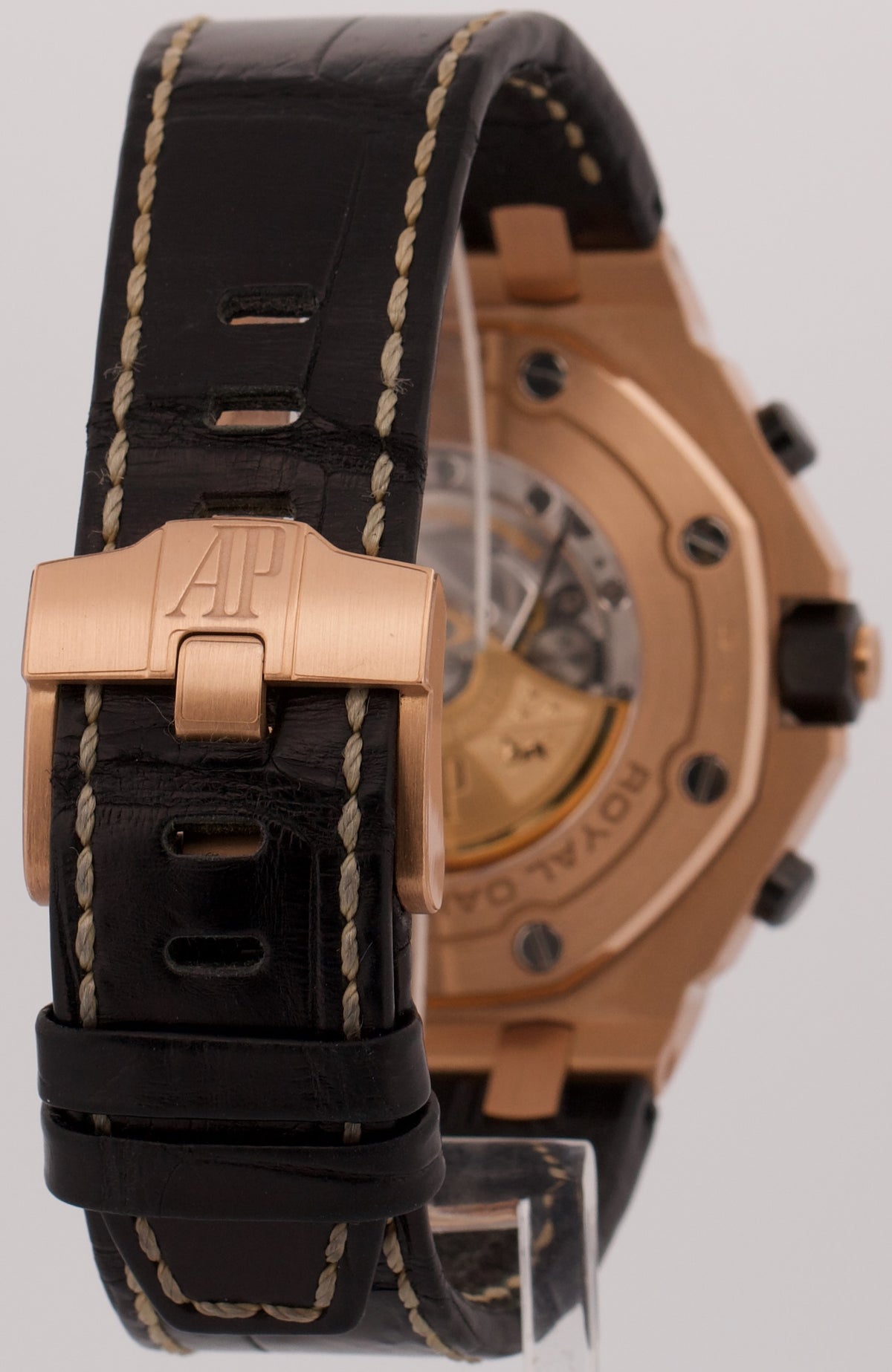 2020 Audemars Piguet Royal Oak Offshore 26470OR Black 18K Gold 42mm Box Papers