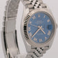 Rolex DateJust 41 AZZURRO BLUE Stainless Steel 18K Fluted JUBILEE 41mm 126334
