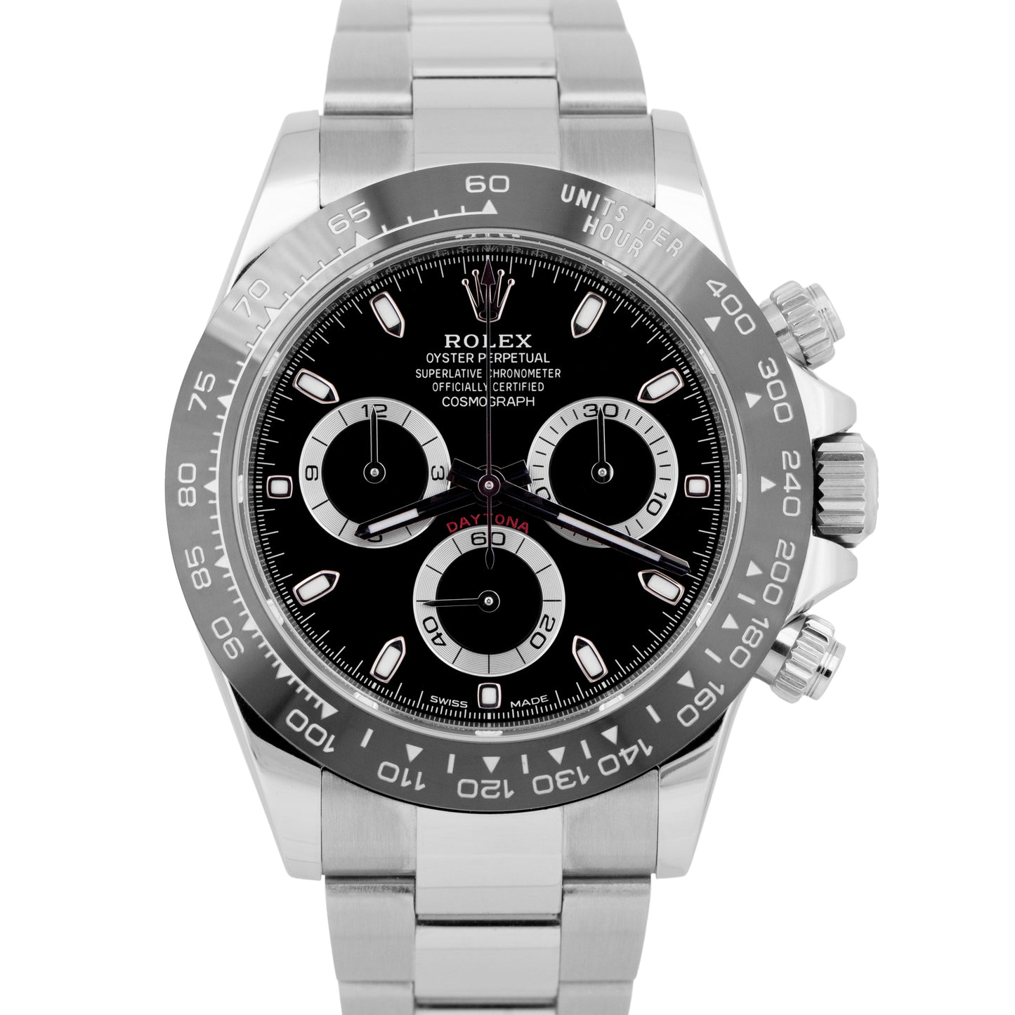 MINT PAPERS Rolex Daytona Cosmograph 116500LN Ceramic Black 40mm Steel Watch BOX