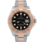 Rolex Yacht-Master BLACK Two-Tone 18K Rose Gold Steel 40mm 116621 Watch