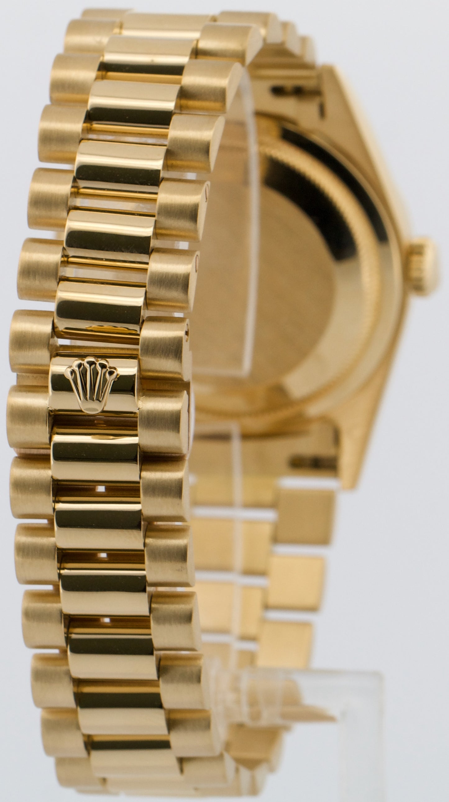 Rolex Day-Date President CHAMPAGNE ROMAN 36mm 18K Yellow Gold Fluted 18238 Watch