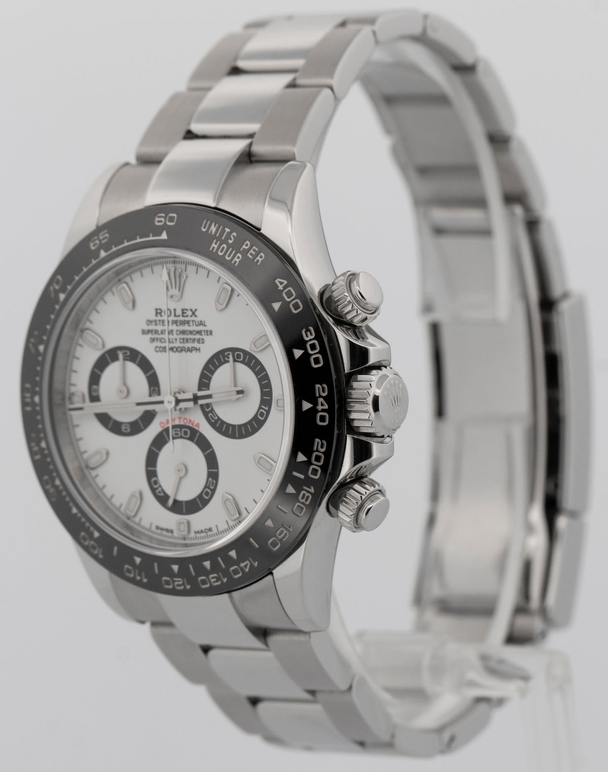 2016 Rolex Daytona Cosmograph 116500 LN Panda White Steel 40mm Watch Box Papers