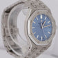 PAPERS Audemars Piguet Royal Oak BLUE FROSTED Gold 34mm 77353BC.GG.1263BC.01 BOX