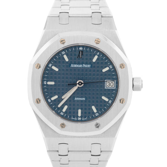 Audemars Piguet Royal Oak BLUE Stainless Steel 36mm Watch 14790ST.OO.0789ST.08