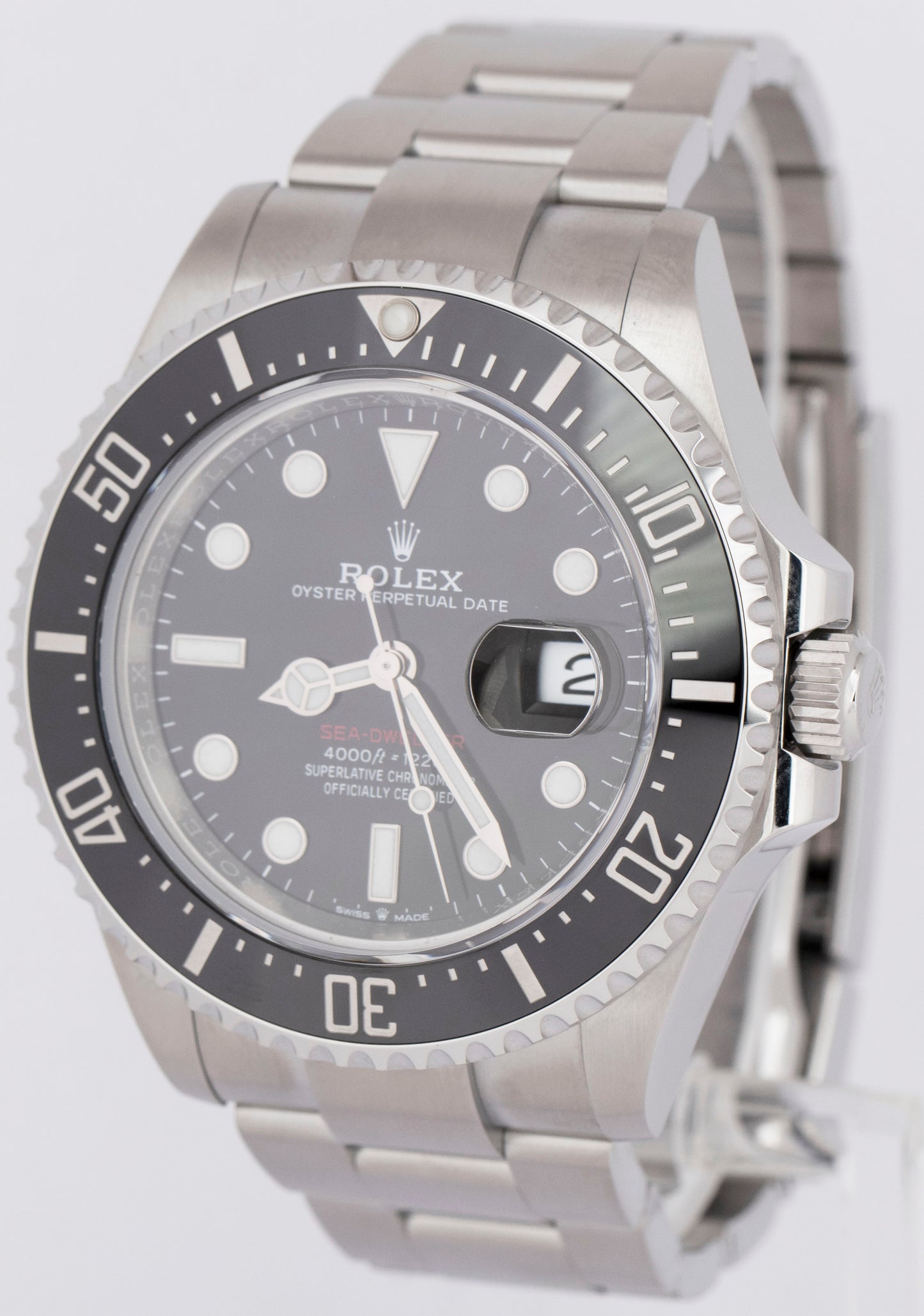 MINT PAPERS Rolex Sea-Dweller Mark II 50th-Anniversary Red Steel 43mm 126600 BOX