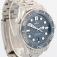Omega Seamaster Diver 210.30.42.20.03.001 42mm Blue Wave Steel Watch Box Papers