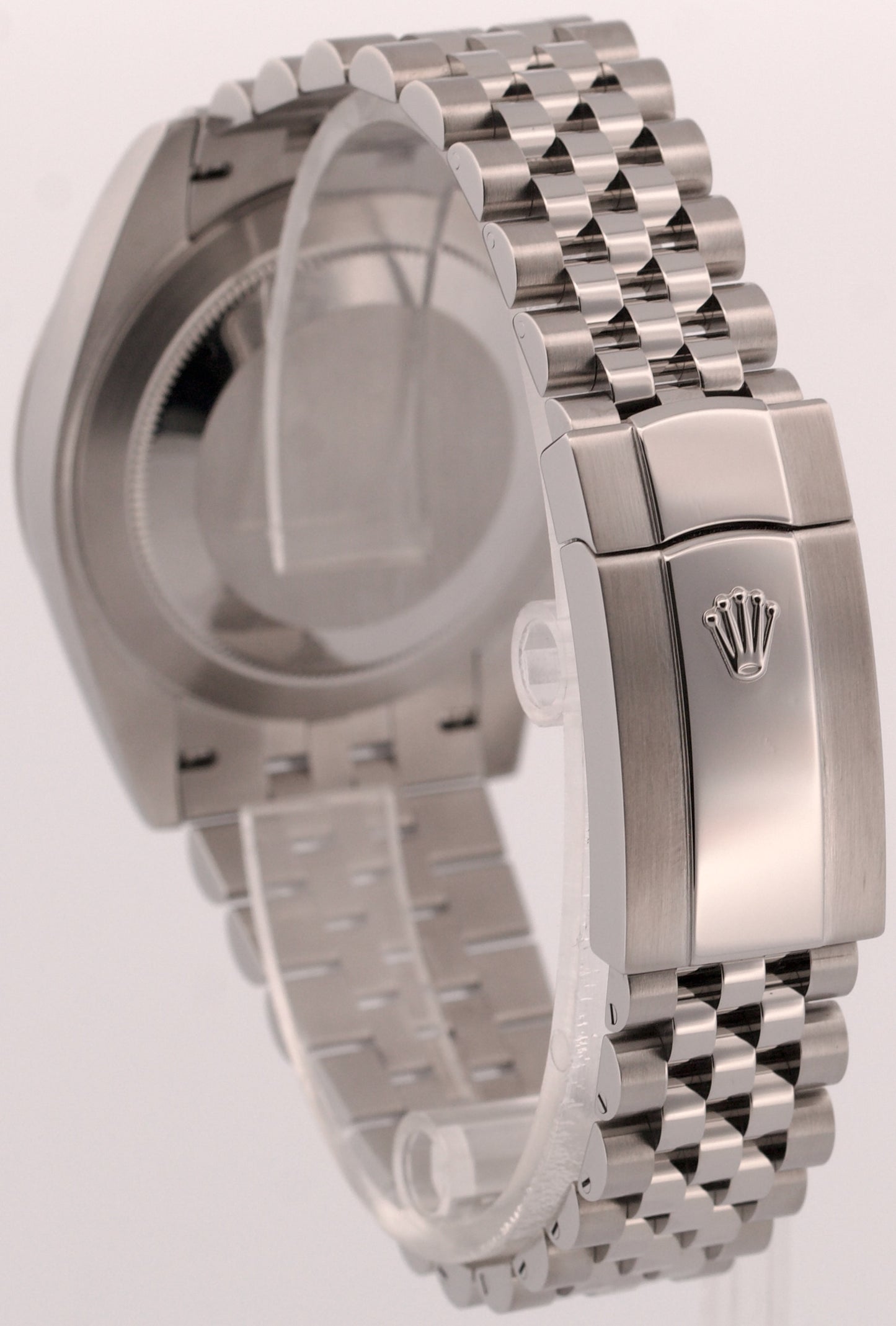 Rolex DateJust 41 AZZURRO BLUE Stainless Steel 18K Fluted JUBILEE 41mm 126334