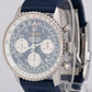 MINT Breitling Navitimer Chronograph 42mm Blue Stainless Steel Watch A23322